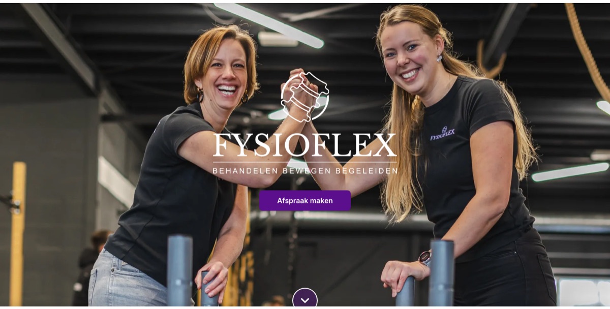 Homepage van Fysioflex Groningen
